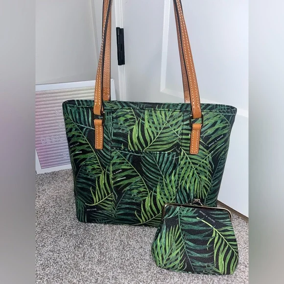 NWOT Dooney & Bourke Palm Leaf Lexington SET - Picture 9 of 12